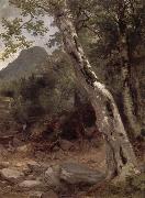 Asher Brown Durand A Sycamore Tree,Plaaterkill Clove painting